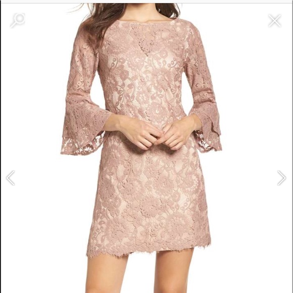 vince camuto blush dress